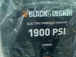 Black & Decker 1900 PSI Electric Power Washer TADD  