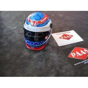   Nascar Honda Helmet PAAS COA   Autographed NASCAR Helmets Sports