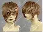 Cosplay party Wig, Short Kim BrownStraight cos wigs Full Wig ~BH802