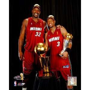 Shaquille ONeal And Dwayne Wade 2006 NBA Finals , 8x10  