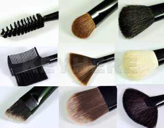 24pcs Pro Makeup Cosmetic Brush Sets Kit + Roll Up Case  