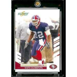  2007 Score # 127 Nate Clements   San Francisco 49ers   NFL Football 
