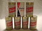 Lot of 7 Vintage Pull Tab Aluminum Beer Cans Walters B
