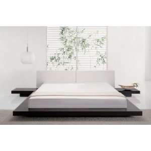    Worth Platform Bed And Two Nightstands King