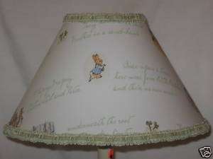 Lamp Shade M2M Pottery Barn Peter Rabbit Bedding  
