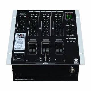 Gemini PS 626USB Professional 3 Channel Stereo Mixer with USB