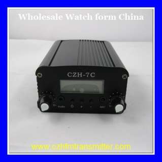7W CZH 7C FM stereo PLL transmitter broadcast  