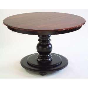 Large Round/Oval Pedestal Dining Table by Conrad Grebel   Solid Oak 