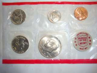1972 Denver & Philadelphia Mint Uncirculated Coin Set  