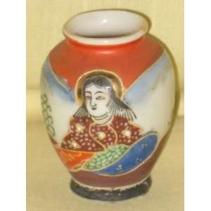  Vintage Miniature Occupied Japan 3 Inch Porcelain Vase 