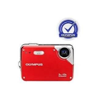 Olympus X 560WP 10MP Digital Camera 3x Optical Zoom (Red) Used 