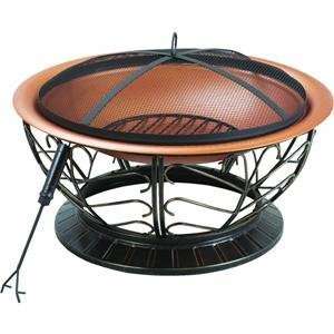  Steel Copper Firepit, 30 STEEL COPPER FIREPIT