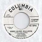   45 Goodbye Lollipops, Hello Lipstick 1955 * USA ORIGINAL DJ PROMO