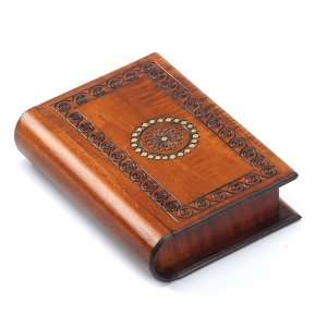  Wooden Book (Trick, Hidden Lever) Box Hand Made in Poland 