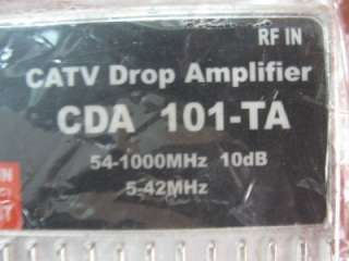 RF CATV DROP AMPLIFIER CDA 101M TA 54 1000MHz 10dB  