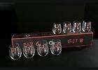 Riedel O Cabernet/ Viognier Wine Glasses Set of 8 Crystal Glass 