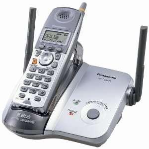  Panasonic KX TG5621S 5.8 GHz FHSS GigaRange Digital Cordless 