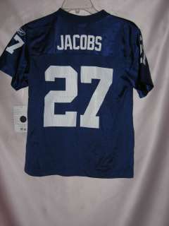 New York Giants Brandon Jacobs Blue NFL Youth Jersey Small 8  