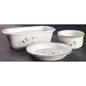 com Pfaltzgraff Winterberry Child Bakeware Set, Fine China Dinnerware 