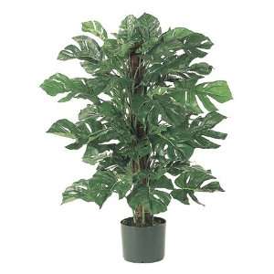   of 4 Artificial Giant Philodendron Plants with Pots 3