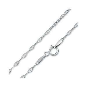   040 Gauge Hollow Forzatina Chain Necklace   16 10K BASIC/PENDANT CH