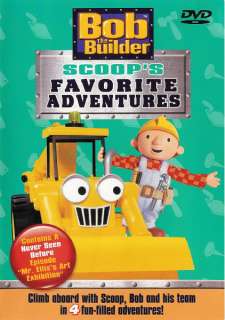 Bob the Builder   Scoops Favorite Adventures DVD 045986240491  