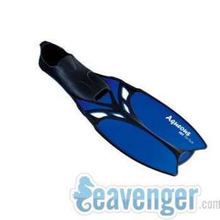 Snorkeling scuba diving combo set fins mask snorkel blu  