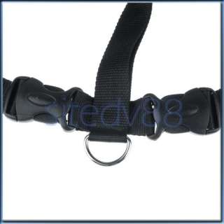Black Adjustable Car Dog Pet Seat Safety Belt Harness S  