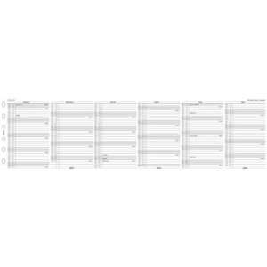  Filofax Calendar Refills Vertical Planner 2009 Pocket Size 