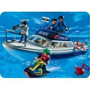  Playmobil 5700 Police Boat with Jet Ski Limited Edition 