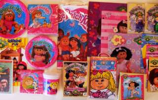 CABBAGE PATCH Party Supplies FAVORS Gifts PLATES Books  