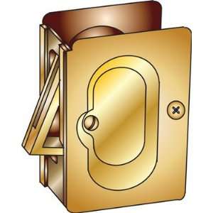   PASPDL345 Antique Brass Passage Pocket Door Lock