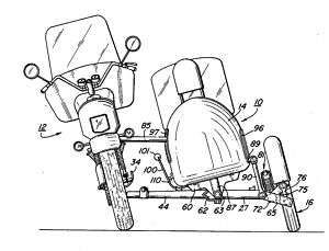 Leaning Motorcycle Sidecar 1983 Patent copy  