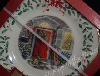Lenox China NEW Annual Christmas Plate 2005 Home for the Holidays w 