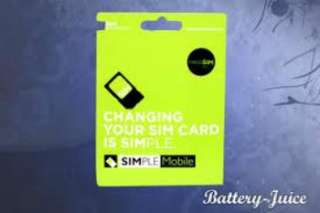 Lot of 20 pcs Simple Mobile Micro Sim Card For Unlocked iPhone 4 4S 