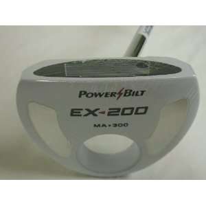  PowerBilt EX 200 MA 300 Putter (White, Centershaft, Mallet 
