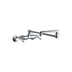 Chicago Faucets Wall Mounted Service Sink with Adjustable Centers 445 