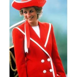 Princess Diana Visits a Navy Colleges Passing Out Parade Dartmouth 