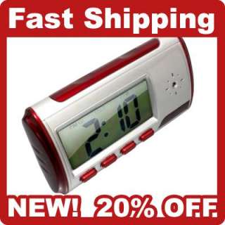 4GB Mini Spy Camera Digital Alarm Clock Detection DVR Fast Shipping 