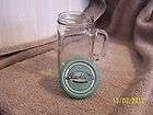 small drink jar with handle with lid ex condition  