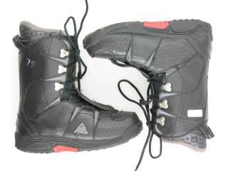 K2 Domain Black Gray Used Snowboard Boots Mens  