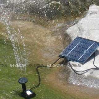 Solar Panel Power Submersible Fountain Pond Water Pump  