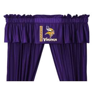   Valance   Minnesota Vikings NFL /Color Purple Size 88 X 14 Home