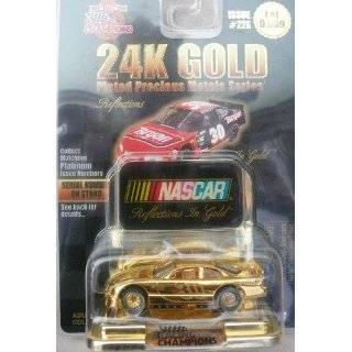 Racing Champions   NASCAR   Reflections in Gold   24K Gold Plated 