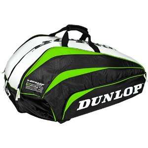   Biomimetic 10 Racquet Bag Green Dunlop Tennis Bags