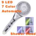 LED Shower Automatic Control Sprinkler 7 Color Changing  