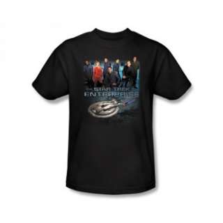 Star Trek Enterprise Crew Sci Fi TV Show T Shirt Tee  