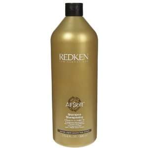 Redken All Soft Shampoo, 33.8 oz Beauty