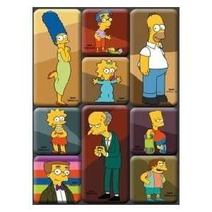   Simpsons Masterpiece 9 Piece Refrigerator Magnet Set
