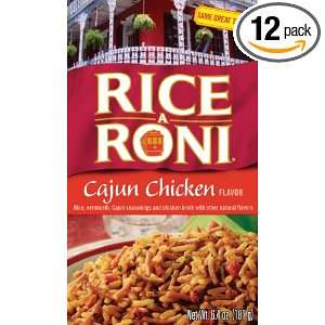 Rice a Roni Cajun Chicken, 6.4 Ounce Boxes (Pack of 12)  
